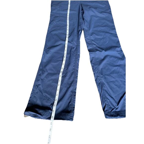 L.L. Bean Women's 8 Navy Trail Hiking Adjustable Waist Stretch Outdoor Pants - Picture 10 of 16
